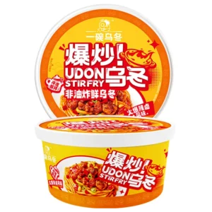 Stir Fry Udon -Spicy Stewed (Bowl)240g 一碗乌冬爆炒乌冬-辣卤(碗)240g