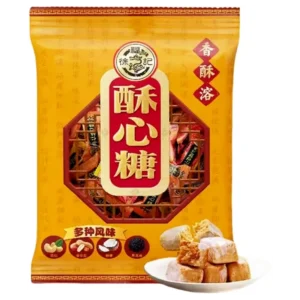XFJ ASSORTED CRISPY CANDY 306g 徐福记酥心糖306g