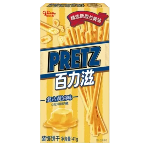 Glico Pretz Retro Butter Flavour Biscuit Sticks 41g 格力高百力滋黄油味饼干41g
