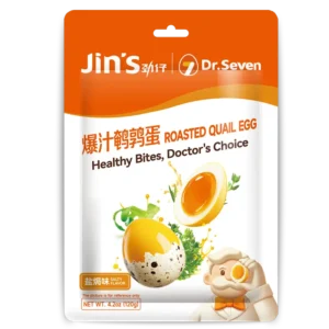 JZ Roasted Quail Egg Salt 120g 劲仔爆汁鹌鹑蛋(盐焗味)120g