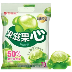 Orion Soft Candy (Green Grape Flavour)70g 好丽友果滋果心软糖青葡萄味70g