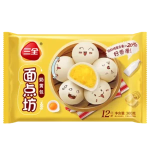Sanquan Custard Bun 360g 三全奶黄包12只装360克
