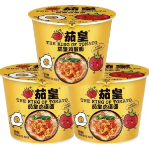 [三桶装]统一茄皇番茄鸡蛋面桶面127gx3 UNIF-INSTANT BOWL NOODLE (TOMATO EGG FLAVOUR) 127GX3