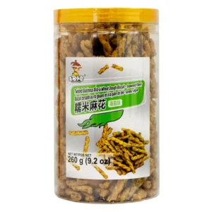 WMXZ Dough Twist Seaweed Flav 260g 无名小卒糯米麻花海苔味260g