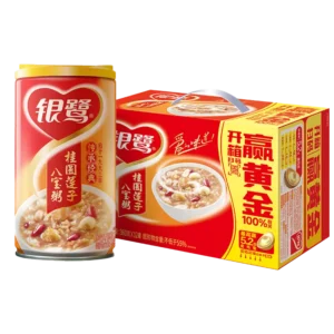 YL Eight Treasure Porridge-Longan 360gx12 银鹭桂圆八宝粥整箱360gx12