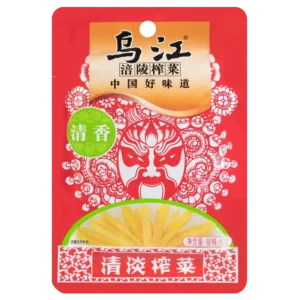 Wu Jiang Light Flavour Mustard Tube 80g 乌江清香榨菜80克