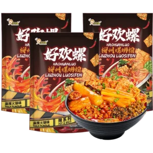 HHL - Snail Vermivelli - Hot Pot Flavour 245gx3 [三包装]好欢螺螺蛳粉麻辣火锅味245gx3