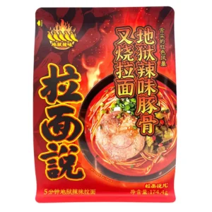 拉面说辣味豚骨叉烧拉面174.4g RAMEN TALK-SPICY TONKOTSU RAMEN 174.4g