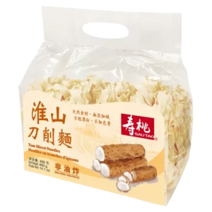 ST Sliced Noodles - Yam Flavour 400g 寿桃牌 淮山刀削面 400g