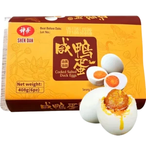 Sen Dan Cooked Salted Duck Egg 408g 神丹熟咸鸭蛋408g