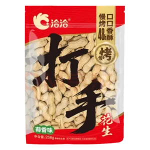 CC PEANUT IN SHELL GARLIC FLAV 258G 洽治打手花生(带壳) 蒜香味258g