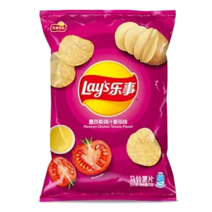 Lay's Potato Crisps Mexican Chicken Tomato 70g 乐事墨西哥鸡汁番茄薯片70g