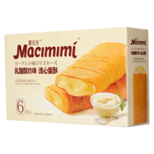 Macimimi-Cracker (Cheese Yogurt Flavour)100G 麦米米流心蛋酥(乳酪酸奶味)100g