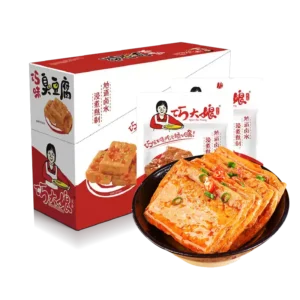 巧大娘-巧香豆干香辣味(20x22g)440g QDN Dried Tofu Snack (Spicy Flavour)(20x22g)440g