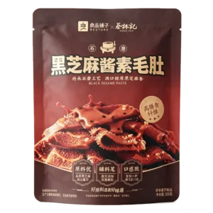 BS KONJAC SNACK BLACK SESAME PASTE 良品铺子黑芝麻酱素毛肚