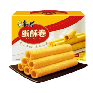 康师傅蛋酥卷香浓奶油味384g (大盒装) KSF Egg Rolls Original Flavour 384g