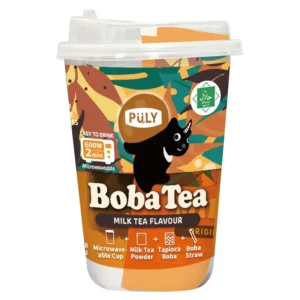 PLAYB BOBA TEA BROWN SUGAR FLAVOUR PLAYB珍珠奶茶黑糖味(杯)