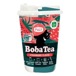 PLAYB BUBBLE TEA CUP STRAWBERRY PLAYB珍珠奶茶草莓味(杯)