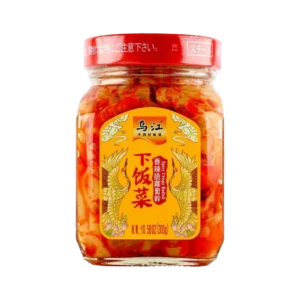 WJ spicy crispy radish 300g 乌江香辣脆萝卜干(瓶装) 300g