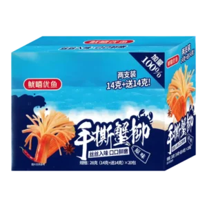 YX Surimi Crab Sticks-Original 28gx20 鱿嘻优鱼手撕蟹柳棒原味28gx20