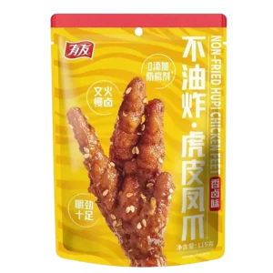 YY TIGER SKIN CHICKEN FEET ORIGINAL FLAV 115G 有友不油炸虎皮凤爪(香卤味)115g