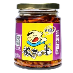 Fan Sao Guang Fried Enokitake Mushroom 280g 饭扫光爆炒金针菇280g