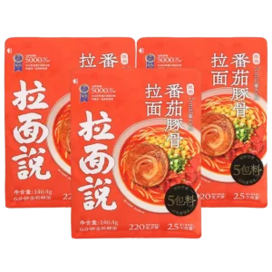 Ramen Talk-Tomato Tonkotsu Ramen 146.4gx3 [三包装]拉面说番茄浓汤豚骨面146.4gx3