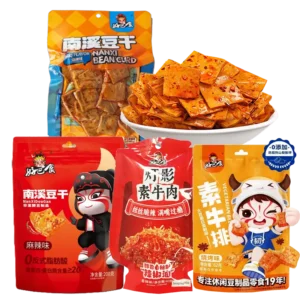 4-Flavour Soy Meat & Tofu Snack Selection [四口味] 好巴食素牛肉+豆干組合