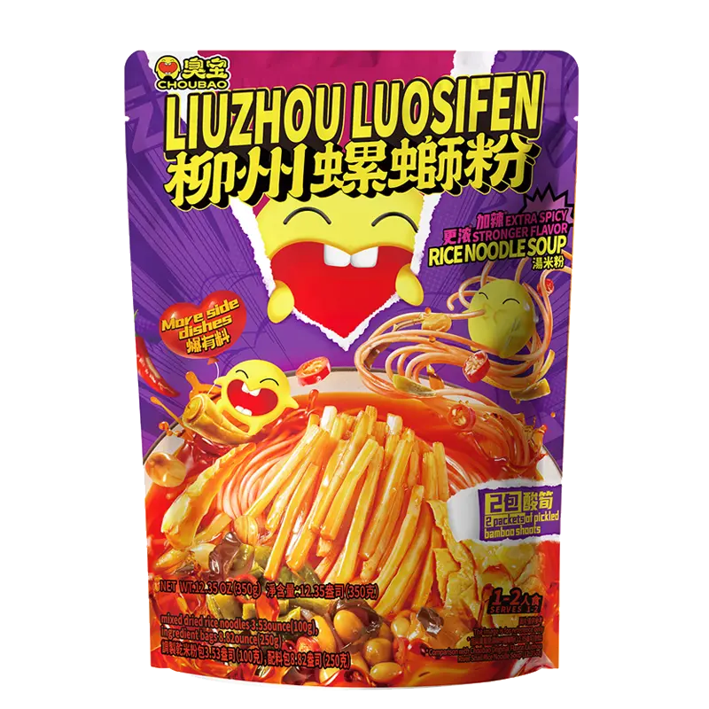 CB - Liu Zhou Artificial Snail Vermicelli 350g 臭宝爆爆浓汤螺蛳粉(2包酸笋)350g