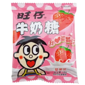 Candy Strawberry Flavour 15gx5 旺旺牛奶糖草莓味15gx5