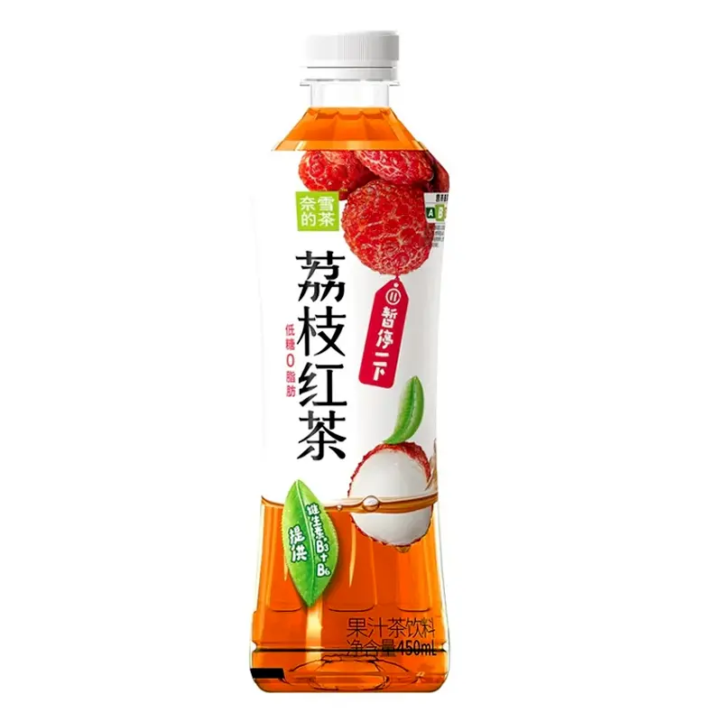 (Expire: 2026-09-26) NX Fruit Drink-Lychee Red Tea 450ml 奈雪荔枝红茶450ml