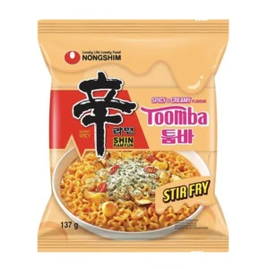 (Expire: 2026-10-01) NONGSHIM SHIN RAMYUN TOOMBA 137g 农心辛拉面奶油炒面(袋装)137g