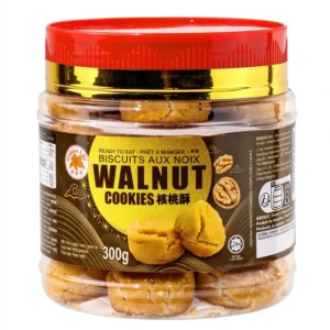 GOLDEN LILY COOKIES WALNUT FLAVOUR 300g 金百合核桃酥300g