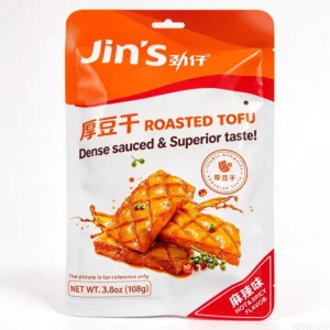 JZ Roasted Tofu-Hot & Spicy 劲仔厚豆干-麻辣108g