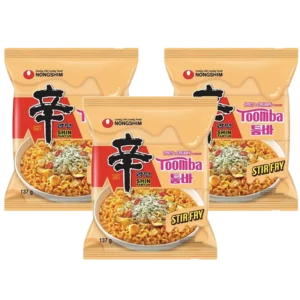 NONGSHIM SHIN RAMYUN TOOMBA 137g x 3 [三包装] 农心辛拉面奶油炒面(袋装)137g x3