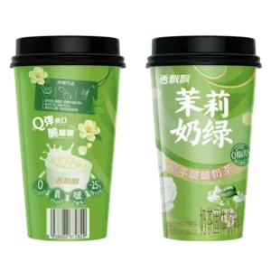 XPP Tea Drink – Crispy Topping Jasmin Green 67g 香飘飘啵啵茉莉奶绿 (冲泡)  67g