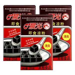 Chen Guang Grass Jelly 255g x3 [三盒装] 晨光即食凉粉255g x3