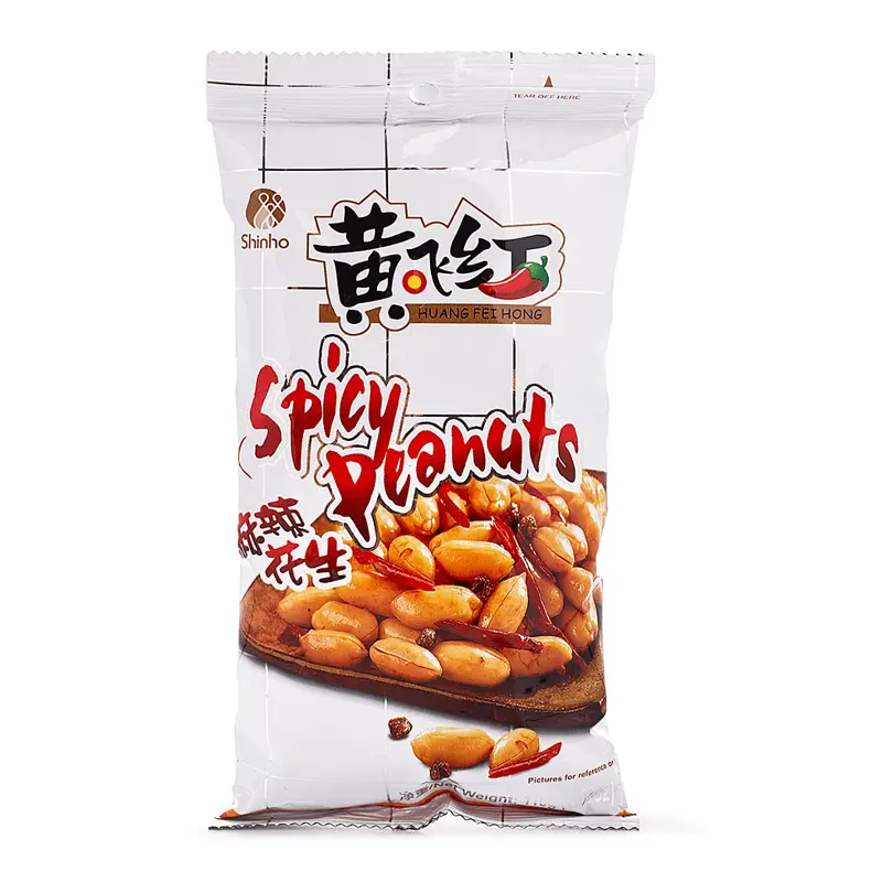 (Expire: 2026-10-19) Hfh Spicy Peanut 110g 黄飞红麻辣花生110克