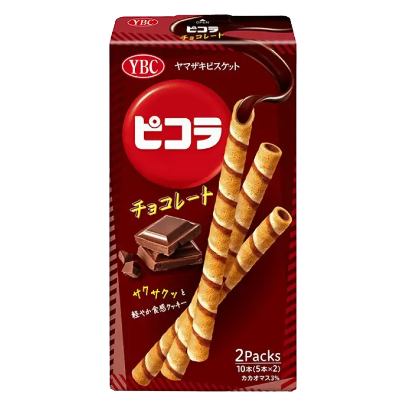 (Expire: 2026-10-31) YAMAZAKI(JP) YBC PICOLA WAFER ROLL CHOCOLATE 67G 山崎卷心酥巧克力味67g