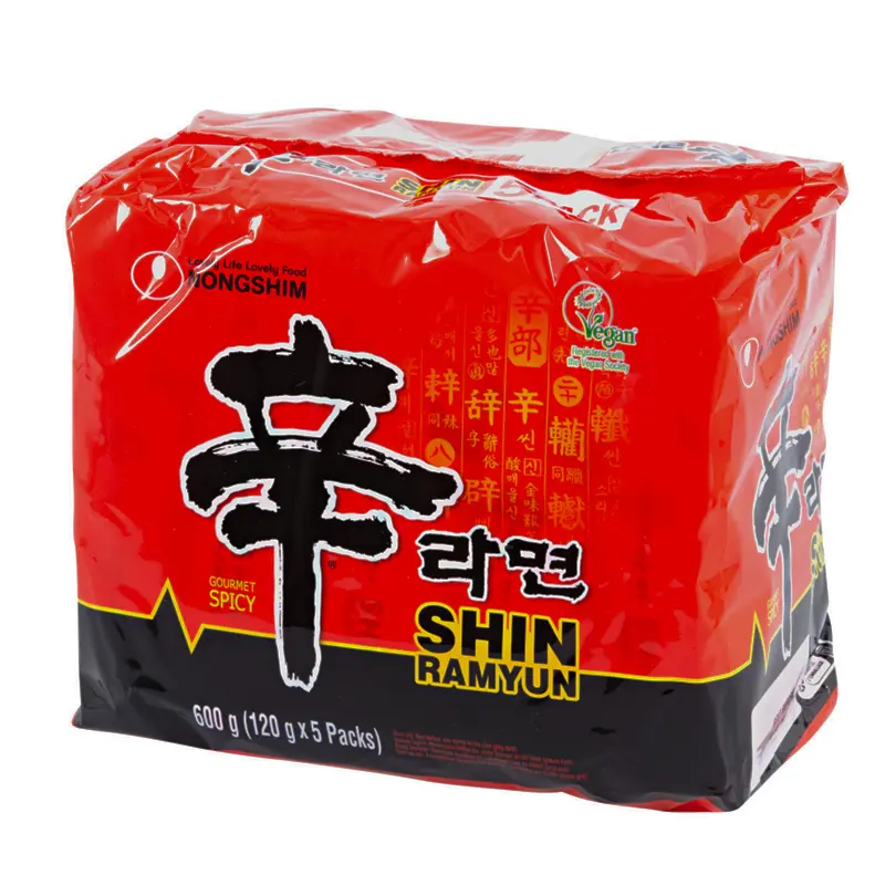(Expire: 2026-11-05) NONG SHIM-SHIN RAMYUN MULTI PACK 120gx5 农心辛拉面五连包120gx5