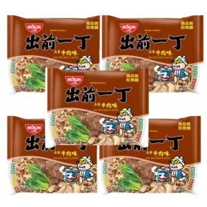 HK Nissin Demae Ramen Five Spice Beef 100g x5 [五包装] 出前一丁五香牛肉味面100gx5