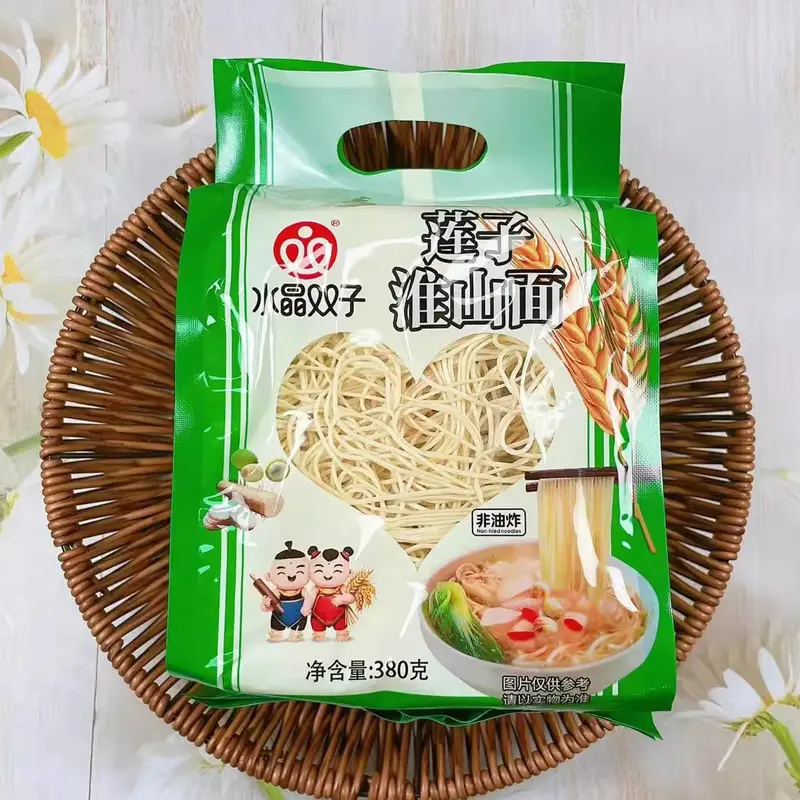 SZ Brand Lotus Yam Noodle 380g 双子莲子淮山面380g